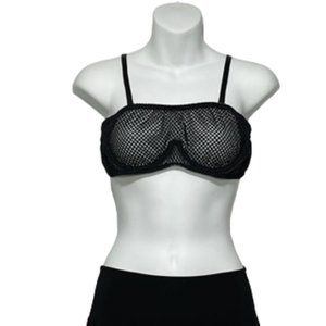 GOOSEBERRY INTIMATES 'Sweet Nothings' Black Bra Size M NWT